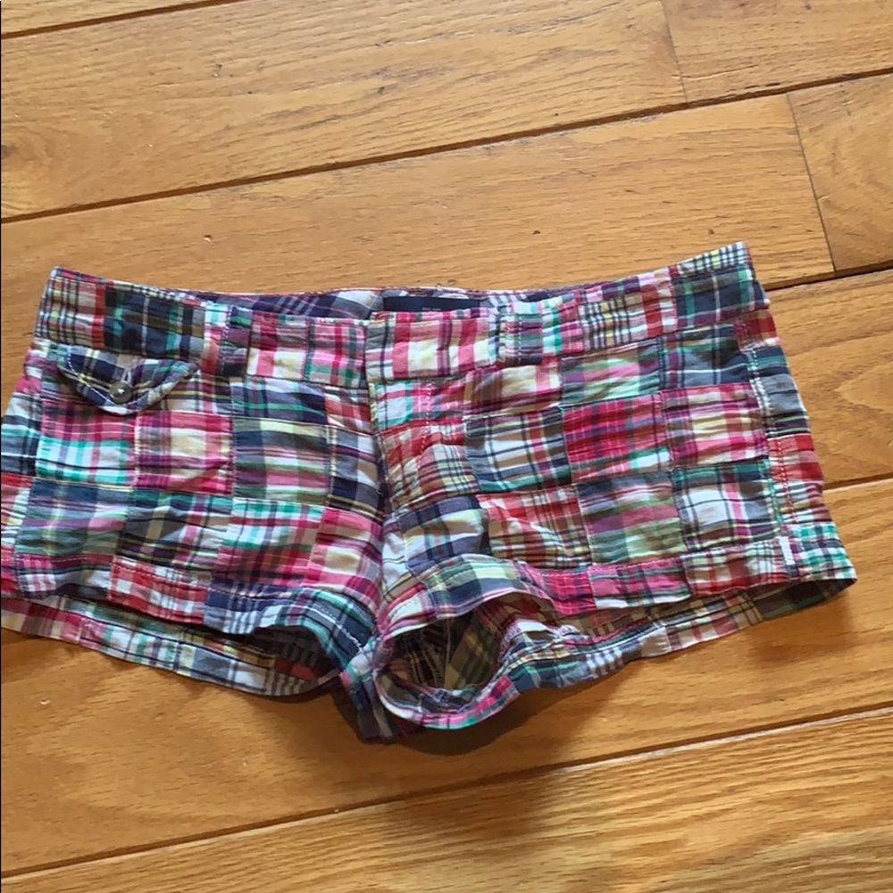 American Eagle patchwork shorts
